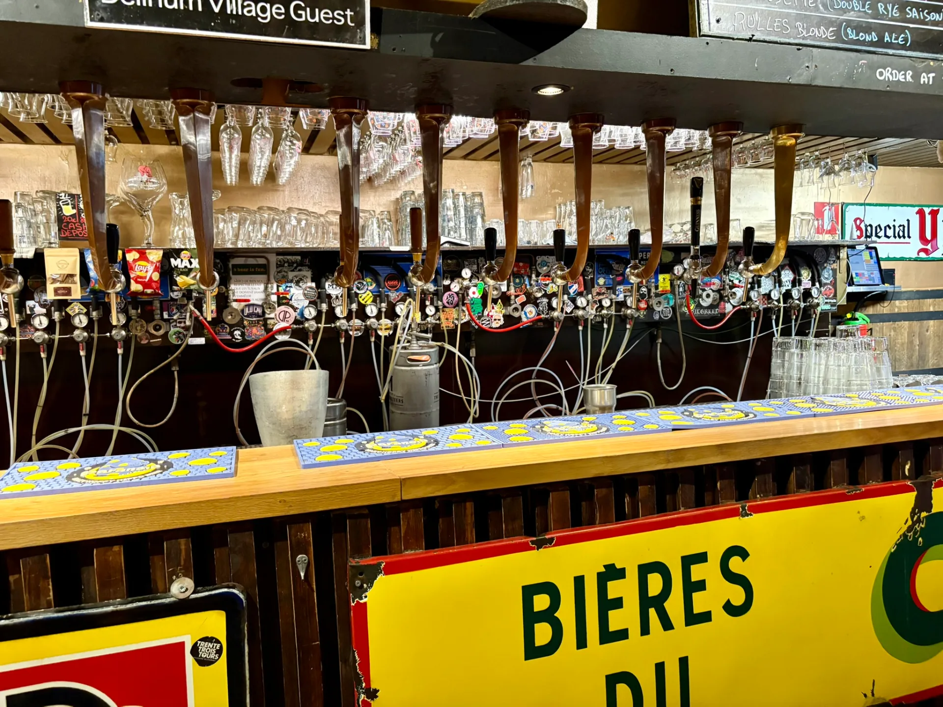 Les futs de bières proposés