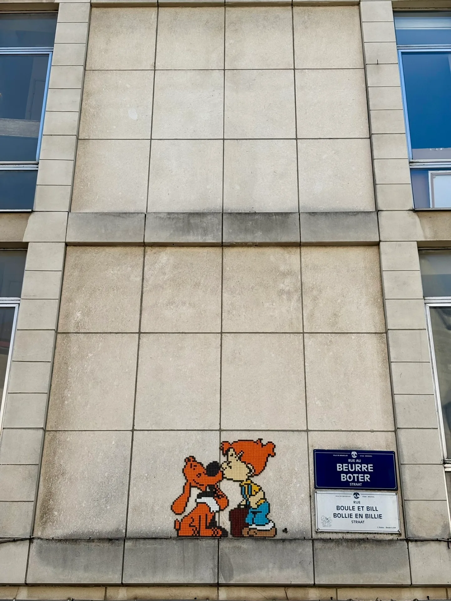 Street art de Boule et Bill