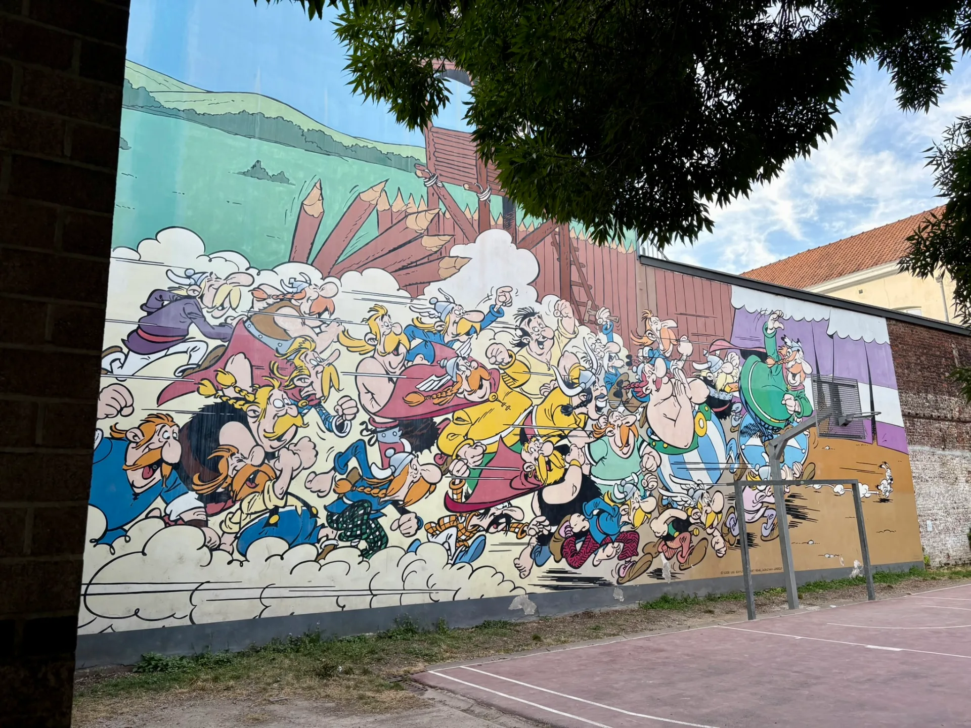 Street art dans le centre de Bruxelles