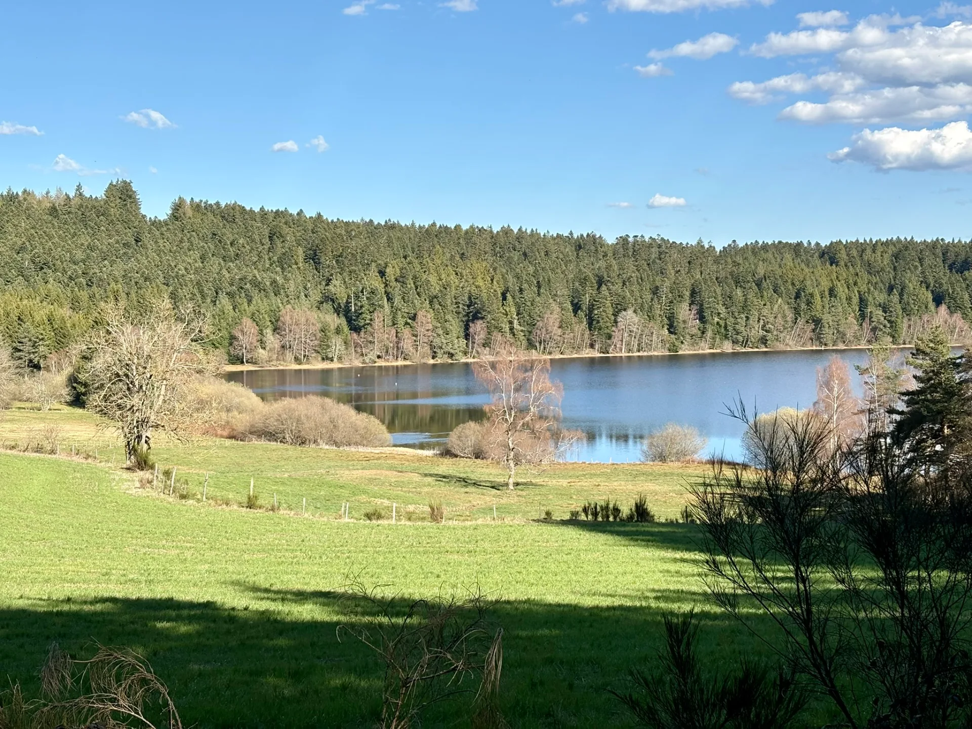 Le lac de Malaguet, sur la route du retour