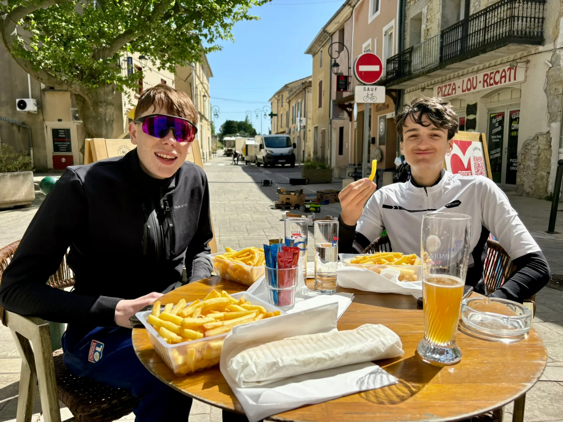 Un panini du Bar de la place à Caderousse