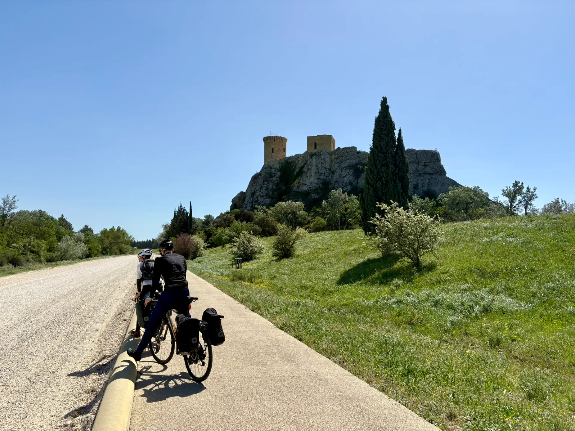 Paysage le long du Rhône