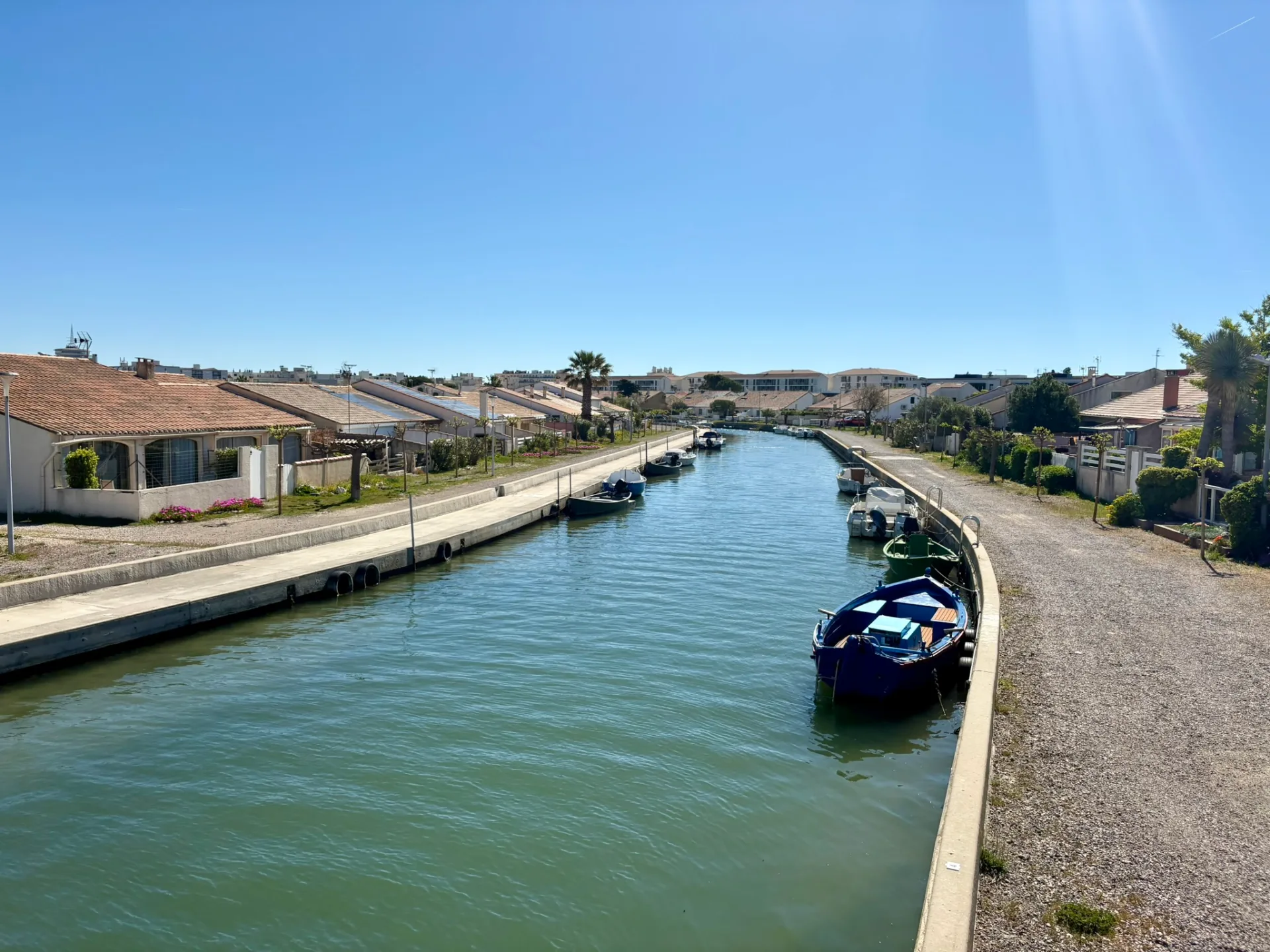 Bord de mer près de La Grande Motte sur la Via Rhôna